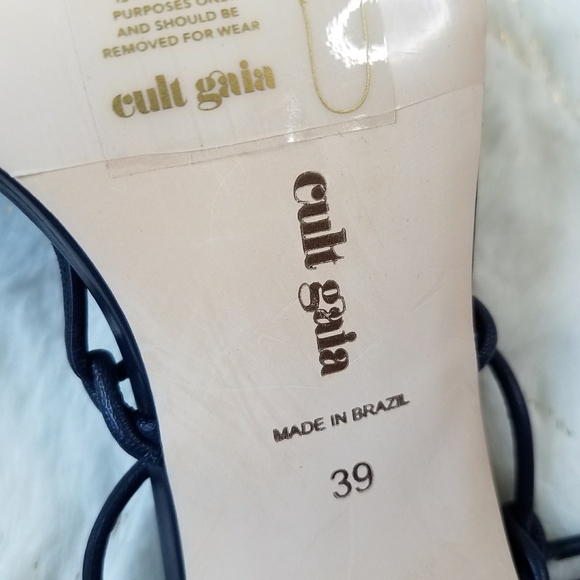 Cult Gaia Soleil Lace Up High Heel Sandals - Picture 11 of 12